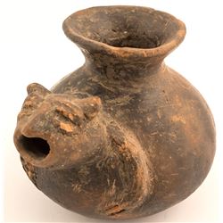 Chattahoochee Region Figural Clay Pot  (51069)