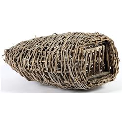 Yokuts Woven Fish Trap, Native American  (87529)