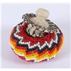 Image 1 : Miniature Horsehair Beaded Basket  (85943)