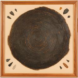 Ancient Flat  Cooking Basket  (91175)