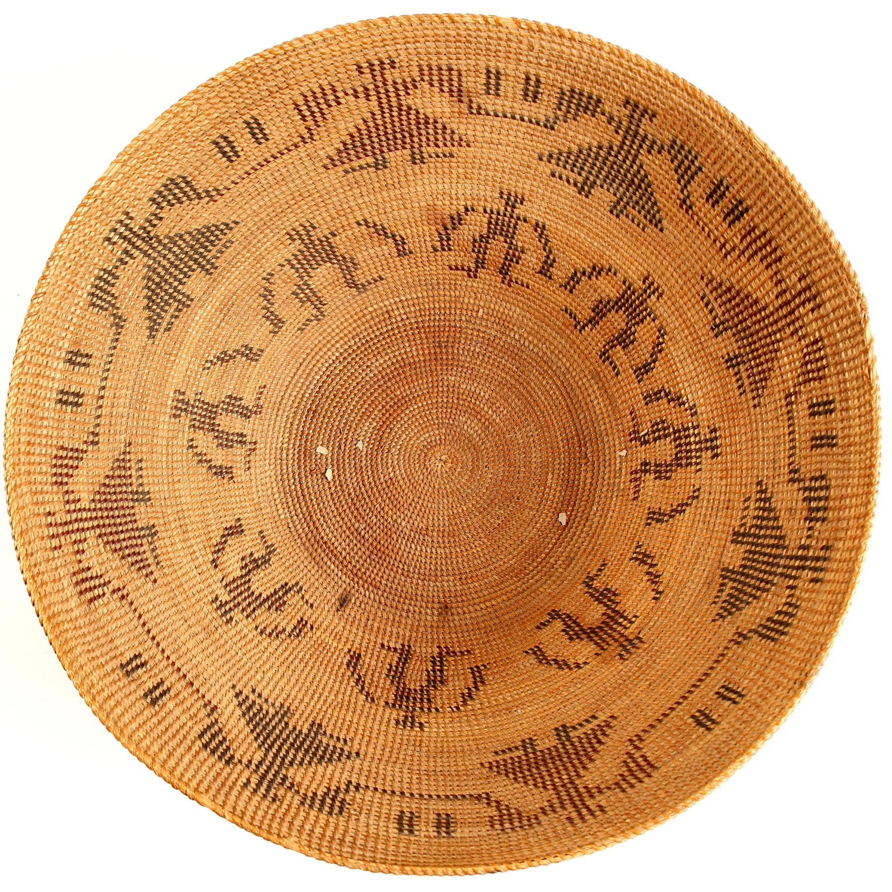 Yokuts Human Figural Pattern Basket (90568)