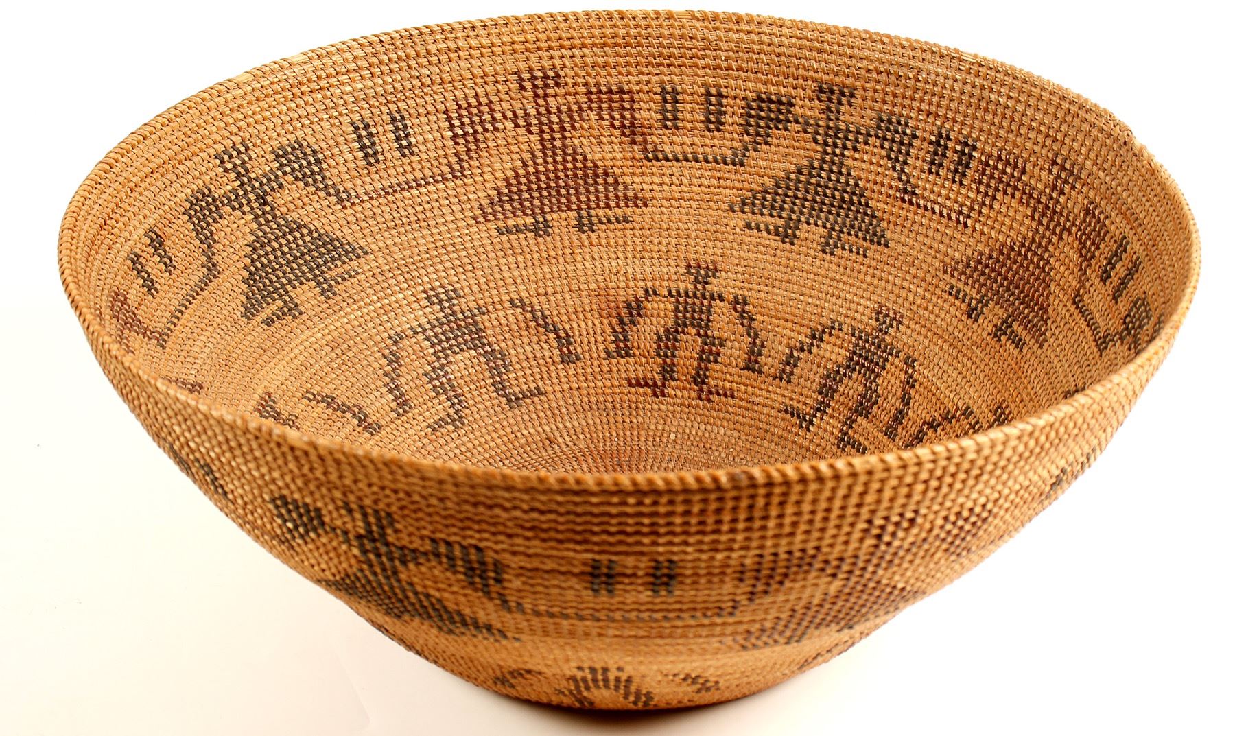 Yokuts Human Figural Pattern Basket (90568)