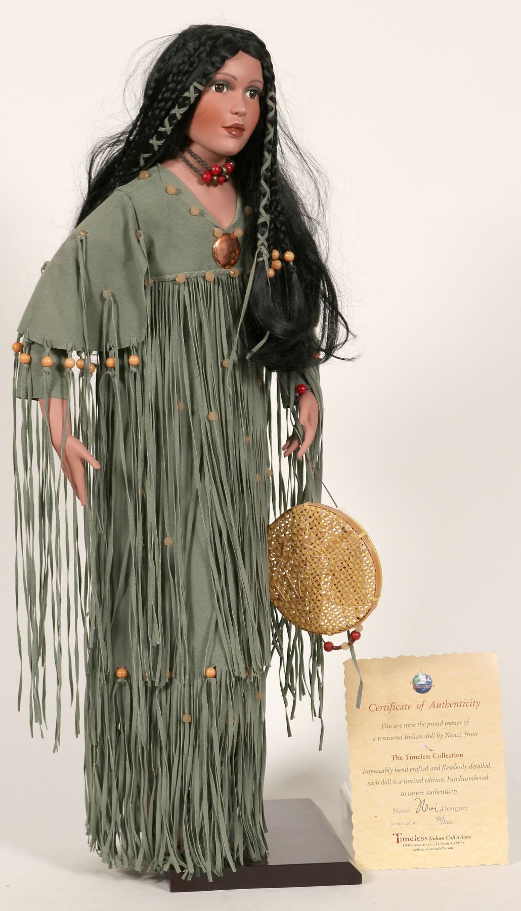 Native American Squaw Doll 88555