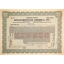 Rolls-Royce of America, Inc.  (89625)