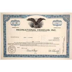 Recreational Vehicles, Inc  (89642)