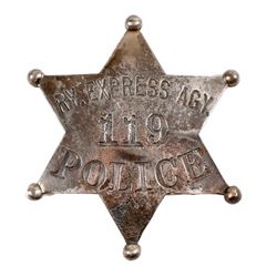 Railway Express Agent Badge  (80977)