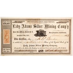 Lady Adams Silver Mining Company Stock  (88706)