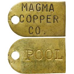 Magma Copper Co. Brass Tag  (91156)