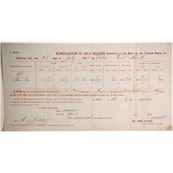Gold Bullion Deposit Receipt  (89362)