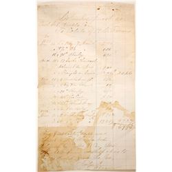 East Diablo Mine Ledger Page  (89971)