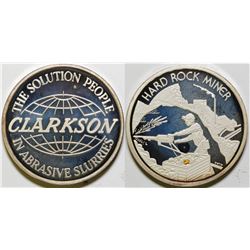 Clarkson Abrasives Silver Medal  (89130)