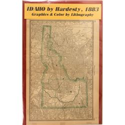 Map of Idaho by Hardesty  (59349)