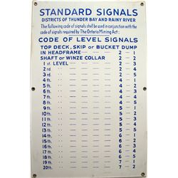 Standard Signals Sign  (45475)