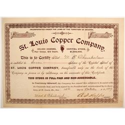 St. Louis Copper Company Stock  (77020)