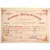 Image 1 : Bradshaw Mining Company Stock  (77030)