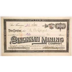Cincinnati Mining Company Stock  (77003)