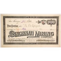 Cincinnati Mining Company Stock  (77003)