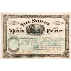 Sydney Mill and Mining Company Stock  (77017)