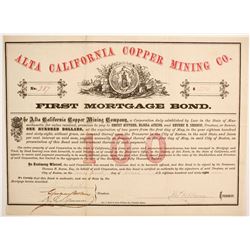 Alta California Copper Mining Bond  (89444)