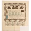 Image 1 : Oro Fino Gold and Silver Mining Company Bond, 1865   (90426)