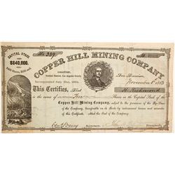 Copper Hill Mining Company Stock  (77044)