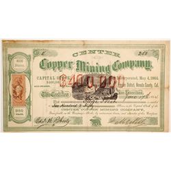 Center Copper Mining Company Stock  (90494)