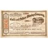 Image 1 : People's Gold & Silver Mining Co., Alpine County, late Amador Stock Certificate  (88148)