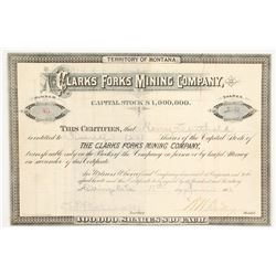 Clarks Fork Mining Company Stock  (90400)