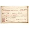 Image 1 : Postal Telegraph Cable Company of Montana Stock - NUMBER 1  (77066)