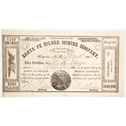 Santa Fe Silver Mining Company Stock  (88704)
