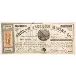 Andrew Jackson Mining Company Stock  (88146)