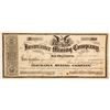 Image 1 : Insurance Mining Company Stock - a G. T. Brown Lithograph  (88735)