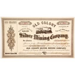 Old Colony Silver Mining Company Stock  (88714)