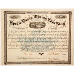 Specie Basis Mining Co. bond  (91027)