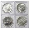 Image 1 : 4- GEM BU CANADA SILVER DOLLARS