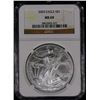 Image 1 : 2003 AMERICAN SILVER EAGLE NGC MS 69