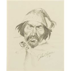 John Clymer-Study for The Catch