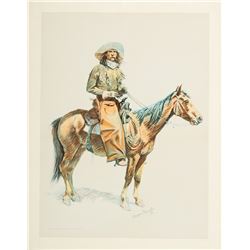 Frederic Remington-A Bunch of Buckskins - Set of 8