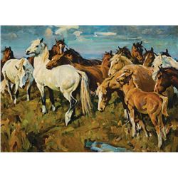 Frank Hoffman-Curious Herd