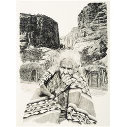 Paul Calle-Old Woman of the Canyon