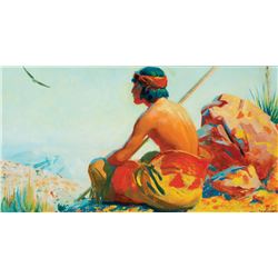 Gerard Curtis Delano-The Goatherd