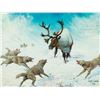 Image 1 : Frank Hoffman-Wolves and Caribou