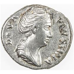 ROMAN EMPIRE: Faustina Senior, wife of Antoninus Pius, 138-141 AD, AR denarius (3.43g), CONSECRATIO,