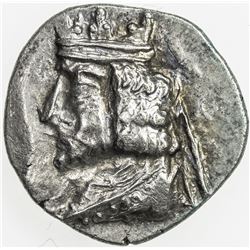 PERSIS KINGDOM: Second unknown king, ca. 50-100 AD, AR hemidrachm (1.37g), Alram-621, VF-EF