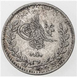 TURKEY: Abdul Mejid, 1838-1861, AR 20 para, Kostantiniye, AH1255 year "6". EF-AU