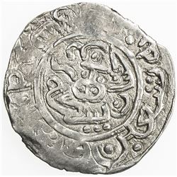 SHAHS OF BADAKHSHAN: Sultan Yahya, 1321, AR dirham (2.44g), Badakhshan, AH690. VF-EF