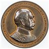 Image 1 : GERMAN STATES: AE medal, 1885, 70th Birthday and 50th Year of Duty of Otto von Bismarck, AU