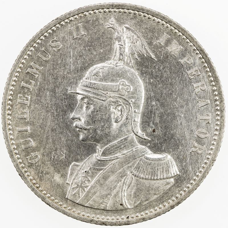 GERMAN EAST AFRICA: AR rupie, 1892. AU