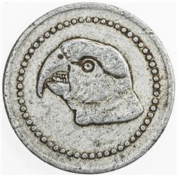 MADAGASCAR: 25 centimes token, ND (1920), KM-Tn1, Andavakoera, head of Parakeet, VF