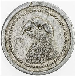 MADAGASCAR: 50 centimes token, ND (1920), KM-Tn2, Andavakoera, head of Parakeet, VF